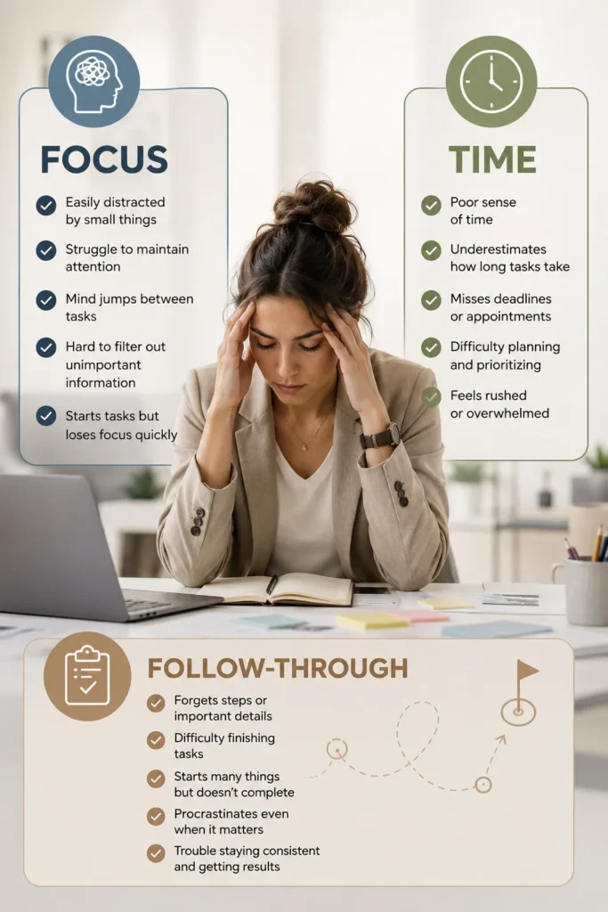 ADHD Affects Task Prioritization and Follow-Through